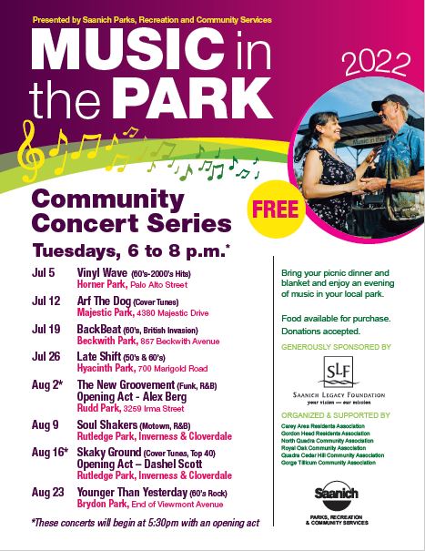 Music in the Park | District of Saanich